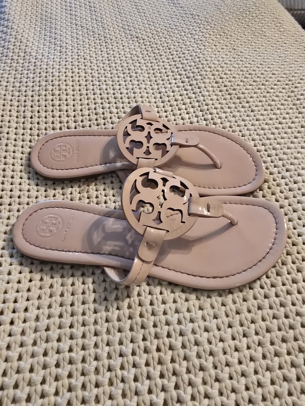 Tory Burch Miller Sandals in Blush Pink